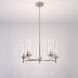 Janna 5 Light 24 inch Brushed Nickel Chandelier Ceiling Light